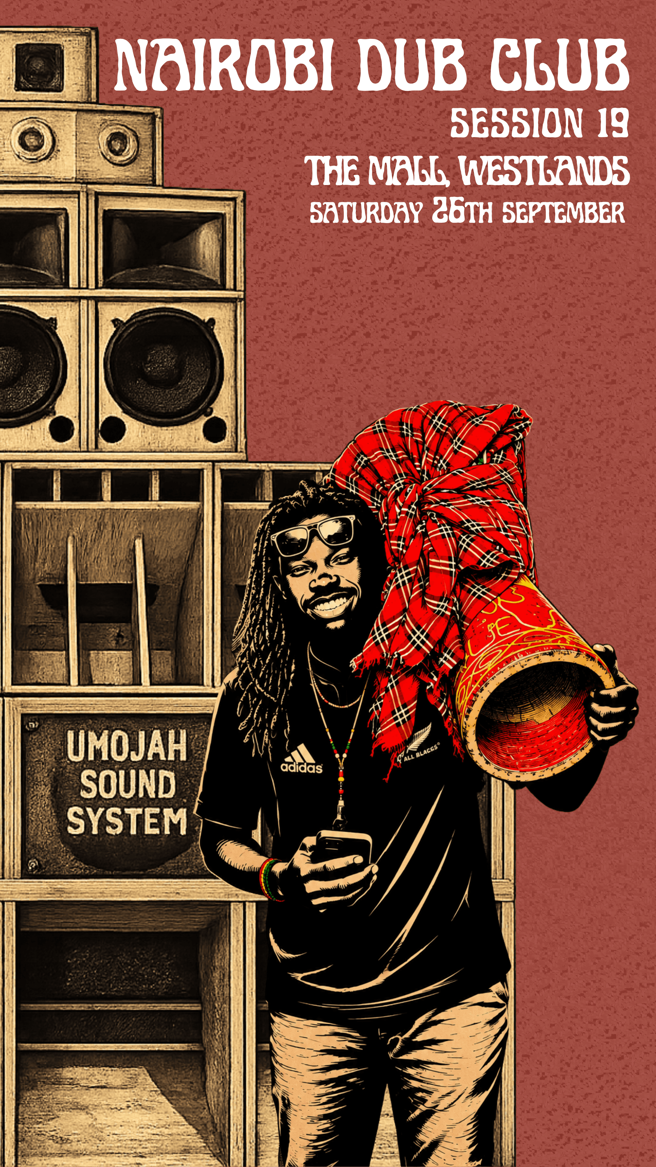 Nairobi Dub Club session 19 at The Mall, Westlands, Nairobi — Saturday 29 September 2026