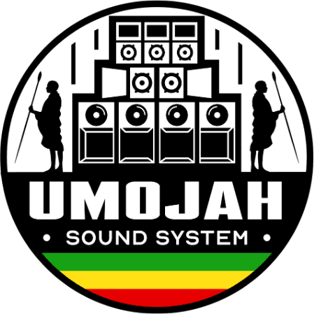 Umojah Sound System circular logo sticker